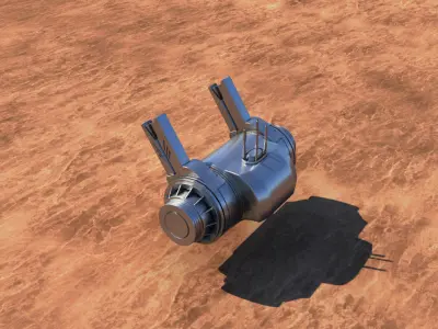 Turret gun 3D model