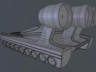Airboat 3D model