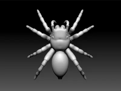 Jumping Spider Low-poly 3D model buy
