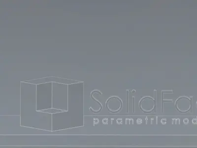 SolidFace Professional 2D3D Modeler Free 3D model