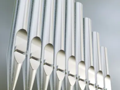 Principal Organ Pipe Low-poly 3D model