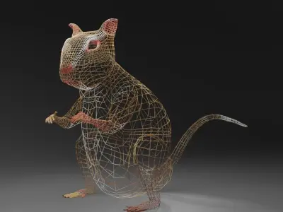 SQUIRREL Low-poly 3D model purchase