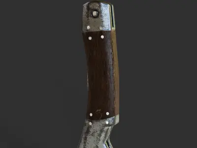 Vintage Knife 3D model