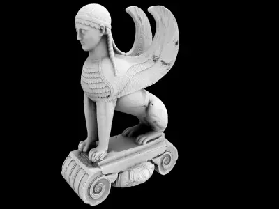 Greek Sphinx 3D model