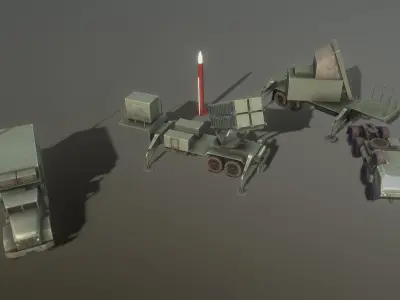 MIM-104 Patriot 3D Model Pack