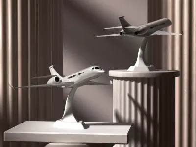 Dassault Falcon 6x 3D print model