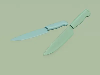 Vegetable Cutting Knife 3D model