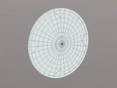 Painted Shield Low-poly 3D model purchase