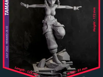 Tamaki STL Ready for 3D Printing 3D print model