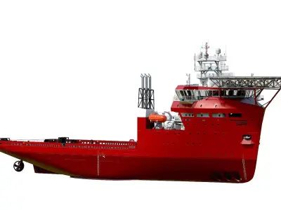 Offshore Carrier RED  3D model