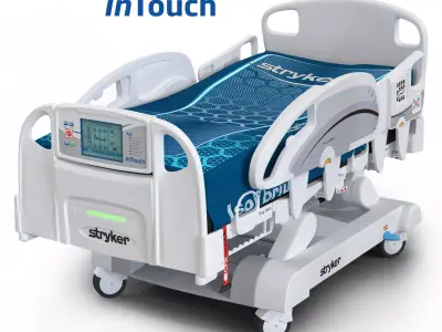 Medical Bed Stryker 3D model