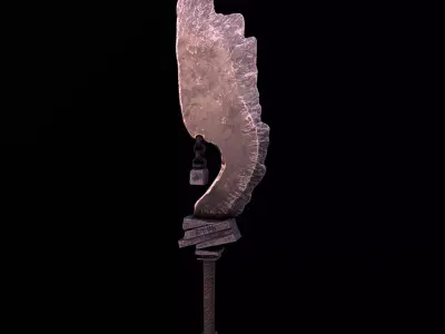 Stylize-Sword metal sword Low-poly 3D model