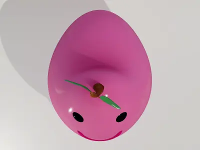 Monster cute bird Free 3D print model