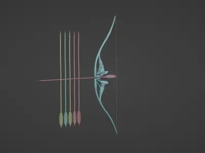 Arrow Storm The Bow and Arrow Adventure Low-poly 3D model
