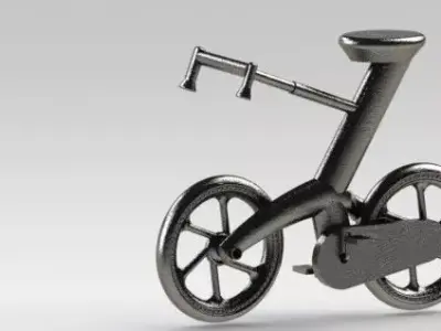 CYCLE bicycle with wheels Free 3D model