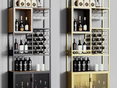 Homary Industrial Rack 3D model