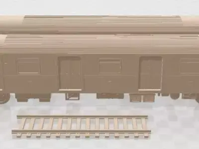 R160 Train New York City Subway Printable 3D print model