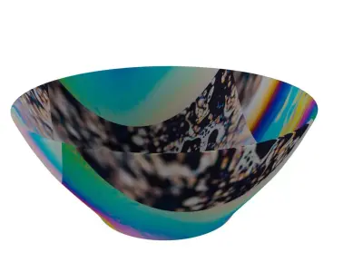 Bowl in Mix Color 3D model