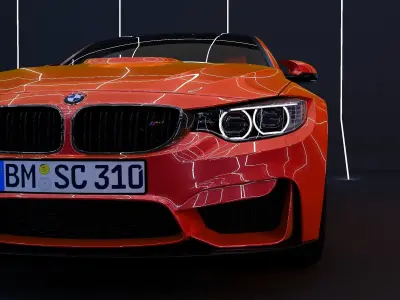 CAR Model M4 2014 3D model