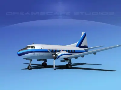 Martin 202 Executive 1 3D model