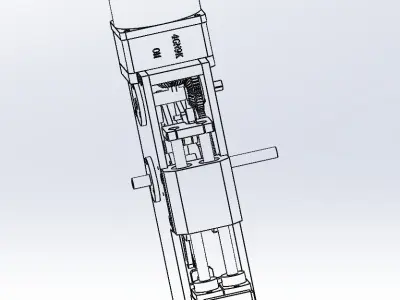 The cams mechanism 3D model