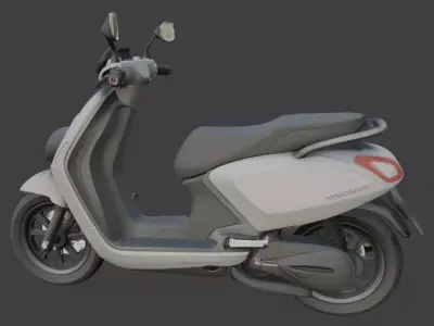 High-Quality 3D Model of Modern Electric Scooter 3D model purchase