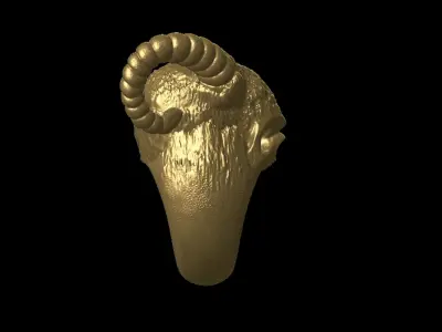 Skull King Ring 1 3D print model