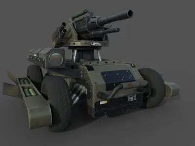 Concept drone for games 3D model