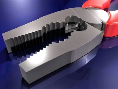 Plier pliers Free low-poly 3D model