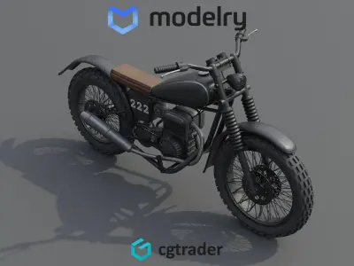 Trials Motorcycle 3D model