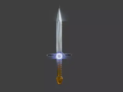 Legendary magic sword-3d model Low-poly 3D model