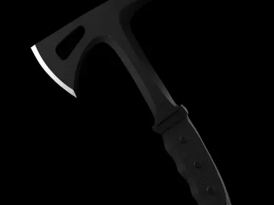 Tactical Axe creation 3D model