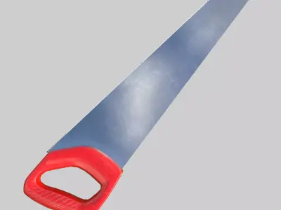 Hand Saw Low-poly 3D model get