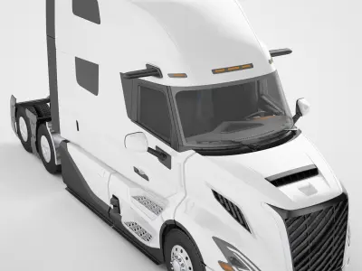 Semi Truck Generic 03 3D model