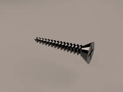 screw 3D model by erdenay
