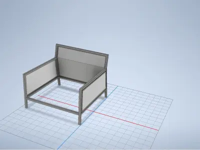 Luxury armchair Free 3D model