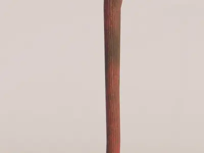 Fire Axe pbr game ready Low-poly 3D model