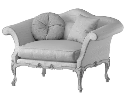 ronald phillips armchair 124 3D model