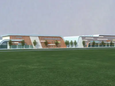 Office Building 3D model buy