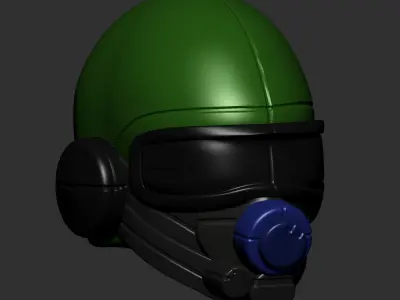 helmet high poly sculpt 3d printable ver 7 3D model 3D model buy