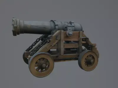 old mortar 3D model