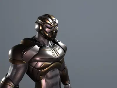 sci fi suit 3D model get