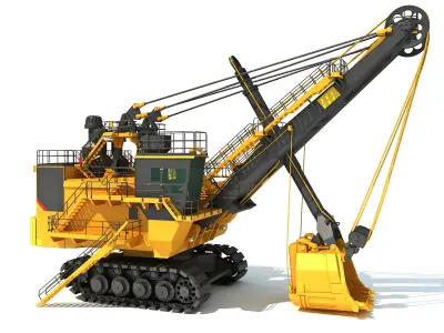 3D Industrial and Mining Vehicles 3D model