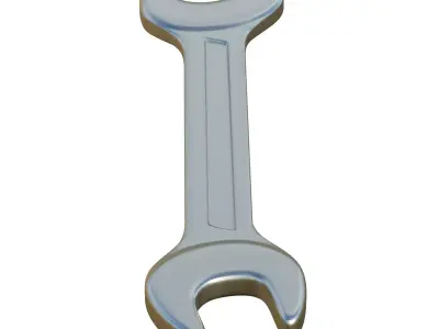 Wrench Low-poly 3D model purchase