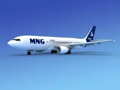 Airbus A300 MNG Cargo 1 3D model