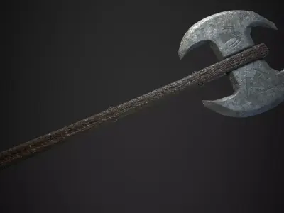 War Axe v1 Low-poly 3D model