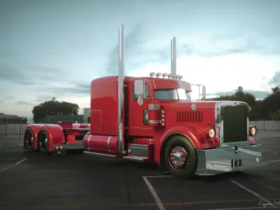 Peterbilt - Classic Version 3D model