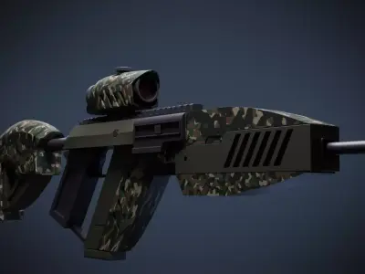 XR 15 ASSAULT RIFLE 3D model
