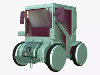 SciFi Micro Utility Vehicle M1 3D model