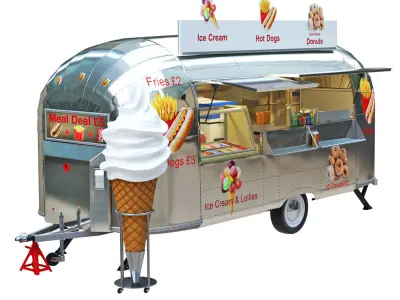 Airstream Food Truck 3D model